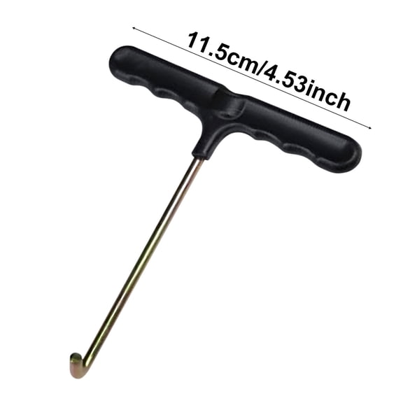 Clearance Under $1.29! 1PC Trampoline Spring Puller Hook, Heavy-Duty Spring Installation Tool for Trampolines & Tents, Metal, for Outdoor & Camping, (11.5cm, Black)
