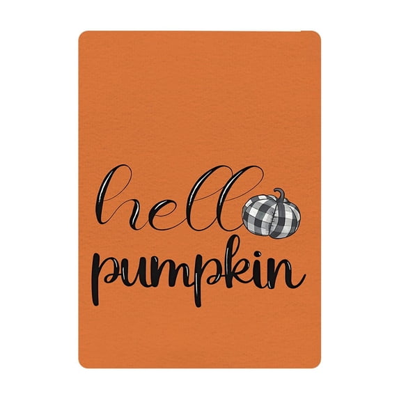 Clearance Under $1.39! 1PC Thanksgiving Kitchen Towel, Cotton-Linen Blend with Pumpkin & Autumn Leaf Print for Home Decor, Acetate fiber, (One Size, A)