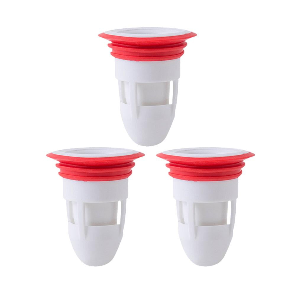 Clearance! 13pcs Shower Floor Drain Backflow Preventer One Way Best Core Valve Sewer M9D8