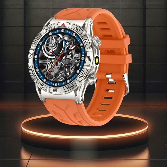 1.43 HD Screen With Built-in Compass Flashlight Bluetooth Call Reminder Long-lasting Battery Life Multifunctional Waterproofs Smartwatch