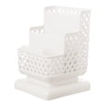 thumbnail image 1 of Clearance Under $1.44! 1PC 3-Compartment Desk Organizer, Hollow Design Storage Box for Stationery & Supplies, Plastic, for Home & Office, (One Size, White), 1 of 5