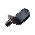 thumbnail image 1 of Clearance Under $1.44! 1PC Cabinet Shelf Holder, 6mm L-Shaped Support Pin with Rubber Sleeve, Metal, for Glass & Wood Shelves, (6mm, Antique Bronze+Black), 1 of 5