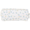 thumbnail image 1 of Clearance Under $1.54! 1PC Canvas Stationery Pouch, Large Capacity Bowknot Pencil Case for Students, Durable Cloth, for Daily Organization, Light Blue, 18x5cm, 1 of 5
