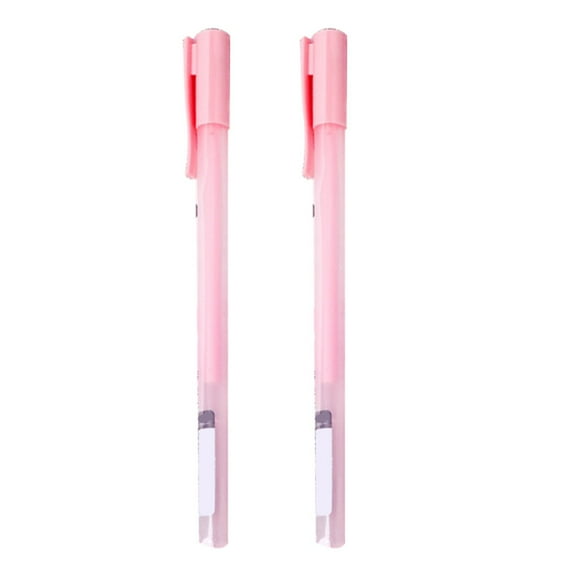 Clearance Under $1.54! 2PCS Quick Drying Roller Glue Pens, Precision Liquid Adhesive with 1mm Tip, Plastic, for Scrapbooking & Cardmaking, (One Size, Pink)