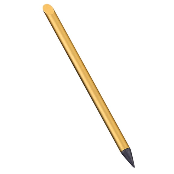 Clearance Under $1.59! 1PC Inkless Eternal Metal Pen, Premium Writing Tool with Alloy Steel Tip, Aluminum Alloy, for Home & Office, (One Size, Yellow)