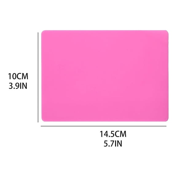 Clearance Under $1.64! 1PC Non-Stick Silicone Mat, Heat-Resistant Desk Protector for Resin Crafts & Jewelry, Silica Gel, for DIY & Baking, (One Size, Pink)