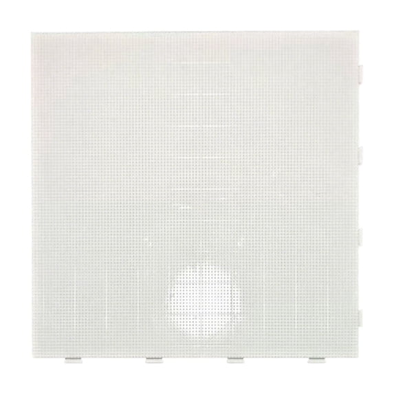 Clearance Under $1.64! 1PC Plastic Bead Pegboard, 2.6mm Craft Board for Perler Beads, 52-Peg Grid for Jewelry Making, Reusable, for DIY Art & Keychain Projects, 14x14cm, Blue White