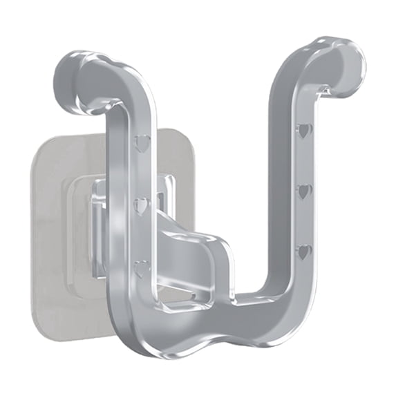 Clearance Under $1.66! Slipper Hook Hanger - Storage Organizer Hanger Wall Mounted Shoe Rack Wall Mounted Storage Hooks for Hallway, Living Room (Clear)