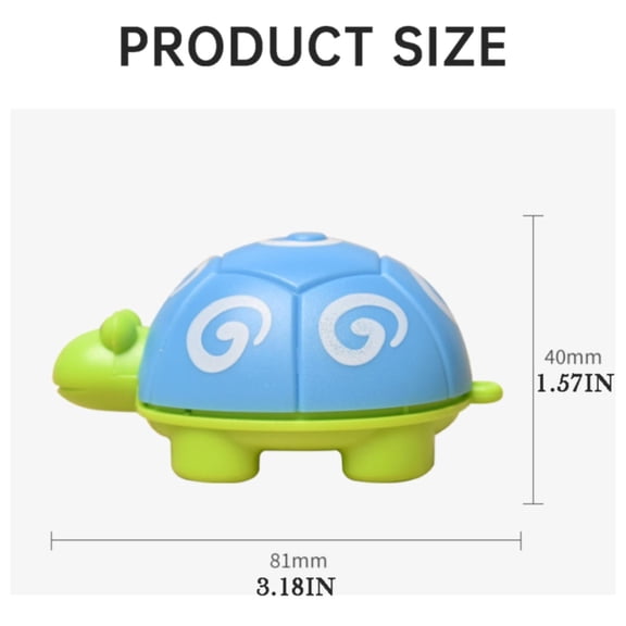 Clearance Under $1.69! 1PC Turtle-Shaped Tape Measure, Retractable Body Measuring Ruler with Double-Sided Scale, Plastic, for Home & Tailoring, (One Size, Assorted)