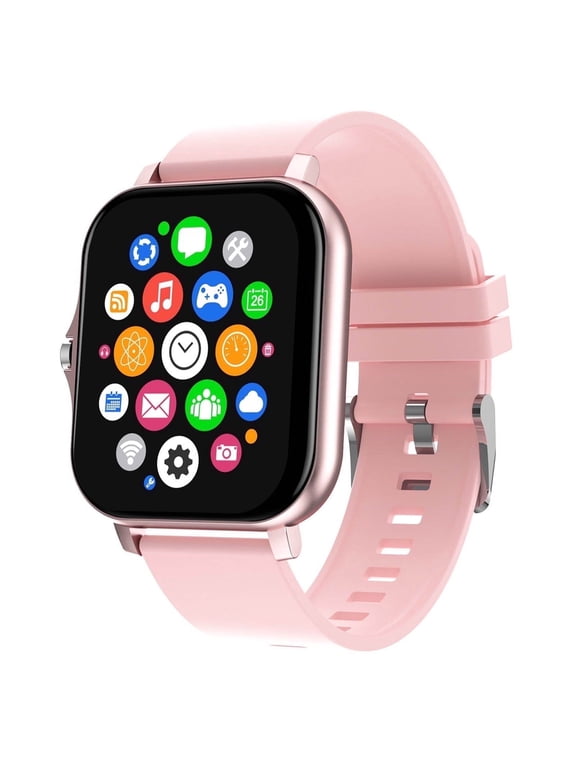 1.7" Smart Watch with Bluetooth Call, Fitness Tracker, AI Control, iOS & Android Compatible, IP67 Waterproof