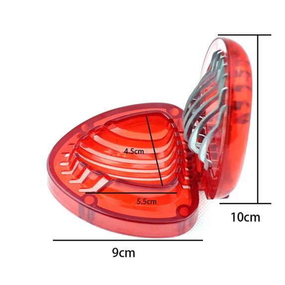 Clearance Under $1.99! 1PC Strawberry Slicer, Stainless Steel Fruit Cutter for Strawberries & Small Fruits, PS+430#, for Kitchen & Snack Prep, (One Size, Silver)