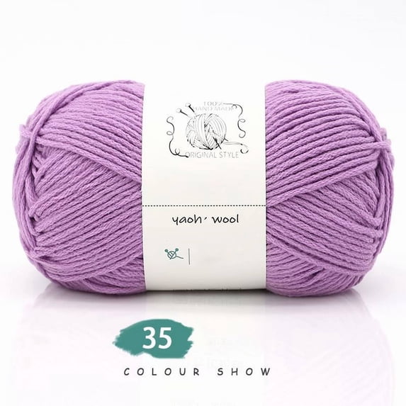 Clearance Under $1.99 Hand Woven Cotton Yarn 100g, Soft Crochet Yarn for Knitting Sweaters, Scarves, Cushions, and DIY Projects, Warm and Durable Craft Yarn