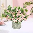 thumbnail image 1 of Under $5 Boovnll Artificial Flowers, Fake Bouquet UV Resistant Silk Flowers, Lifelike, No Fade, Fake Flowers for Wedding, Party, DIY Tables Centerpiece Decor - Fake Flowers, 1 of 6