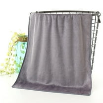 Clearance Under $1 Boovnll Bath Towels Super Absorbent Solid Color Quick Drying Towels Soft Microfiber Thickening Suit Bathroom Hotel Swimming Pool Towels for Bathroom