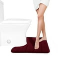 thumbnail image 1 of Clearance Under $1 Boovnll Bathroom Absorbent Soft Memory Foam Mat Bath Mat Non-Slip Quickly Dry Comfortable Machine Washable Suit Bathroom Kitchen Swimming Pool Bath Mats for Bathroom, 1 of 7