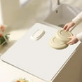 thumbnail image 1 of Clearance Under $1 Boovnll Dish Drying Mat, 12x16" High Absorbent & Soft Dish Drainer, Diatomite Drying Matt Kitchen Counter for Kitchen Countertops, Sinks, Draining Racks, Drying Mat, 1 of 6