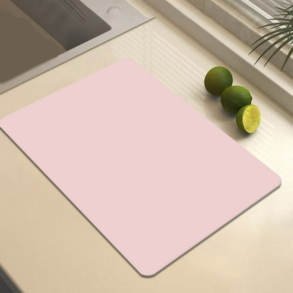 Clearance Under $1 Boovnll Dish Drying Mat, 12x16" High Absorbent & Soft Dish Drainer, Diatomite Drying Matt Kitchen Counter for Kitchen Countertops, Sinks, Draining Racks, Drying Mat