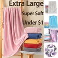 thumbnail image 1 of Clearance Under $1 Boovnll Hand Towels, 10x20" Super Soft & Absorbent Solid Color Quick Dry Microfiber Cotton Towels, Thicken Hand Towels for Bathroom, Kitchen, Hotel, Pool, Daily Use, Towels, 1 of 6