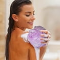 thumbnail image 1 of Clearance Under $1 Boovnll Loofah Sponge, 50g Rose Shape Bath Sponges Mesh Balls, Exfoliating Bath Sponge Body Scrubbers Loofah for Women Men Wash Back Shower Loofa Bathing Accessories, Loofah, 1 of 7