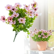 Clearance! 1 Bunch of Artificial Colored for Outdoor Spring Decoration They Are and Realistic Suitable for Outdoor Courtyards Family Gardens Flower POTS