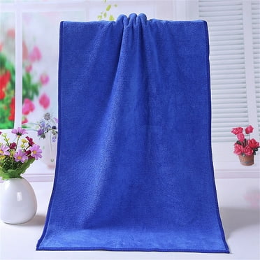 Summer Savings Clearance! Djunllk Bath Towels - Microfiber Super Soft Beach Towel, Thick and Soft Highly Absorbent, Light Weight, Soft Fingertip Bathroom Towels for Bathroom, Beach, Pool, 13" x 29"