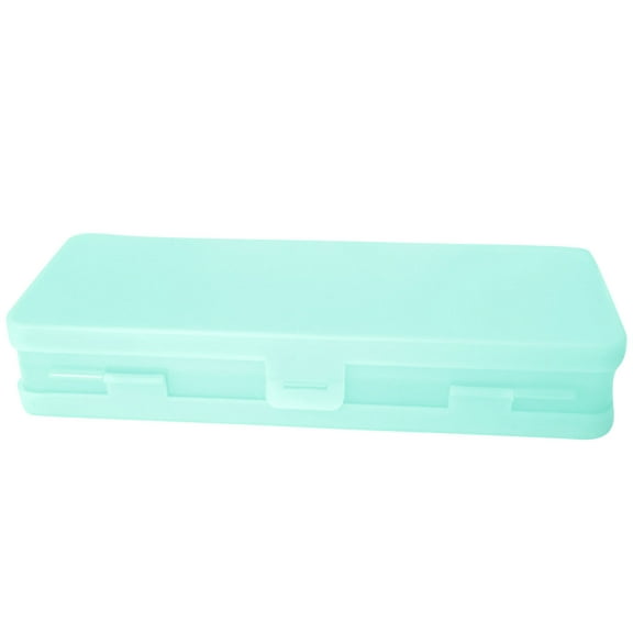 Clearance Under $1 Large Pencil Case InsCrazy Transparent Frosted Stationery Box Student Storage Pencil Case Double-layer Pencil Case Multifunctional Stationery Plastic Pencil Case