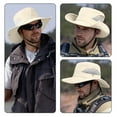 thumbnail image 1 of PEONAVET Wide Brim Fishing Hat,Sun Protection Bucket Hat ,Summer Sun Hat for Outdoor Fishing, Beach & Hiking, Paddling, Rowing, Kayaking（Khaki）, 1 of 7