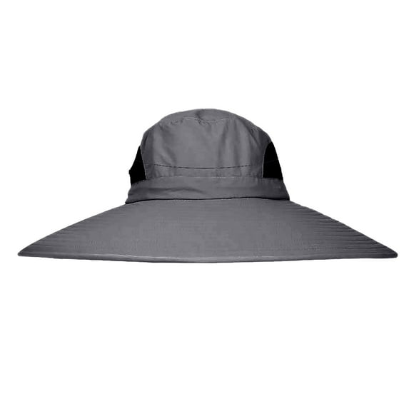 Clearance Under $1 PEONAVET Wide Brim Sun Hat for Men Women, UPF 50+ Sun Protection Fishing Hat for Fishing, Hiking, Camping, Summer Outdoor Sunshade Hat(Gray)
