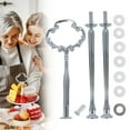 thumbnail image 1 of Clearance! 1 Set Cake Tray Stand Handle Cupcake Dessert Plate Hardware Fitting Holder Rod Stand Handle for Cake Stand Wedding 1 Set of Cake Stand (3 Layers), 1 of 8