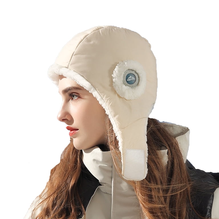 qolati Fleece Lined Trapper Hat for Men Women Waterproof  display picture 3