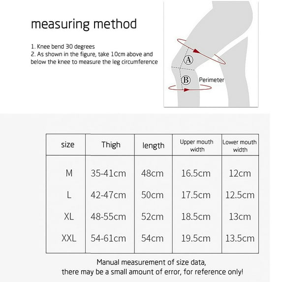 qolati Self-Heating Knee Sleeves for Men and Women Knitted Shaping Knee Pads Athletic Running Acupressure Self-Heating Shaping Socks