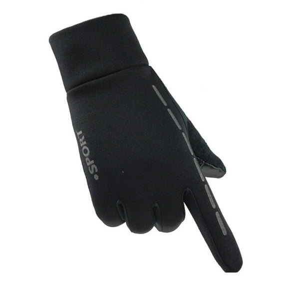 qolati Touchscreen Gloves for Men Women Winter Warm Full Finger Gloves Thick Knitted Gloves Stretchy Non-Slip Windproof Thermal Mittens