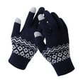 thumbnail image 1 of qolati Winter Gloves for Men WomenTouchscreen Thermal Soft Warm Windproof Gloves with Elastic Cuff Cold Weather Knitted Ski Snow Mittens, 1 of 3