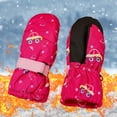 thumbnail image 1 of Kids Winter Warm Gloves 2-4Years Toddler Kids Boys Girls Gloves Winter Outdoor Windproof Warm Lock Temperature Ski Gloves, 1 of 7