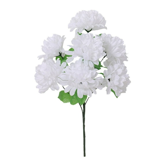 Clearance Under $10 Artificial flowers, Bundles Of Artificial Chrysanthemum Flowers Chrysanthemums For Cemetery Decorations Faux Floral Arrangements For Home And Memorial Use