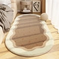 thumbnail image 1 of Clearance below $10 Carpet Soft Bedroom Rugs Rugs For Bedroom Shaggys Rugs For Bedroom Oval Rugs Room Small Carpet Living Room Runner Rug Non Slip Modern Home Decor, 1 of 3
