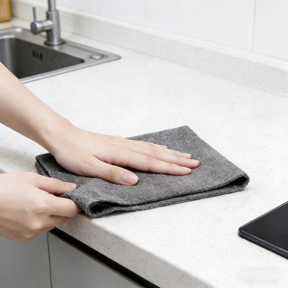 Clearance !! 10 Counts Magic Cleaning Cloth, Reuseable Thickened Streak Free Magic Cleaning Wipes, Microfiber Cleaning Cloths For Windows Glass Car 9.84"