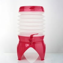Clearance Food Storage Drink Dispenser Foldable Drink Dispenser Lemonade Juice Beverage Dispenser With Spigot Kettle Camping Water Container Bucket Plastic Tr C