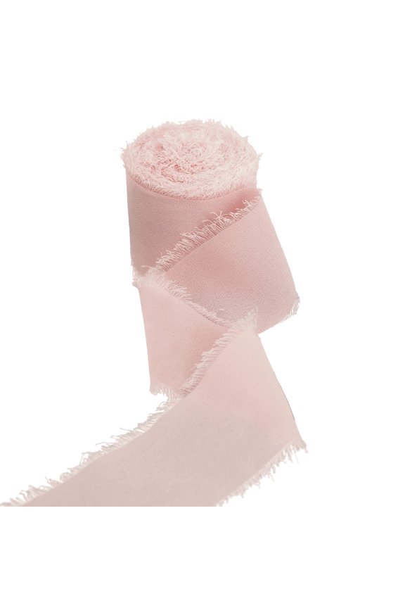 Clearance Under $10 Gift Wrapping Paper, Yards Giving Handmade Fringe Chiffon Ribbon Like Ribbons Edges Ribbon Rustic Wrapping Ribbon For Wedding Invitations Bouquets Wrapping Decorations
