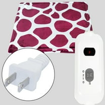 Clearance Under $10 Honeeladyy 1110V Electric Blanket Warm Body Blanket Heating Pad Knee Pad Border Cover Blanket Electric Blanket Winter Plush Heating Large Size 8 Hot Spots Heating