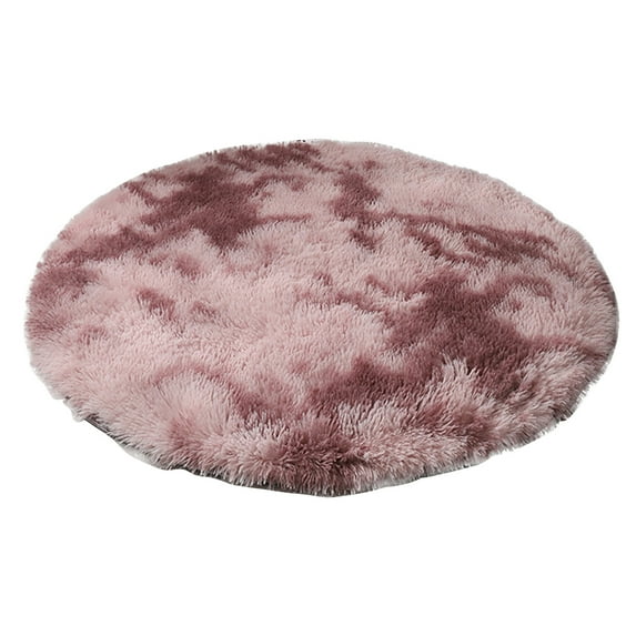 Clearance Under $10 Honeeladyy Round Rug For Girls Bedroom,Circle Rug For Room,Carpet For Teen Girls Room,Circular Rug For Nursery Room,Fuzzy Plush Rug For Dorm,Cute Room Decor For Baby