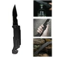 thumbnail image 1 of Clearance! under $10 Husband Birthday Present Pocket with 6 Functions LED Light Seat Belt Cutter Glass Anniversary Present for Men for Home & Kitchen Black, 1 of 8