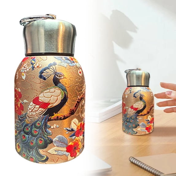 Clearance Under $10 Insulated Stainless Water Bottle Leak Proof With And Handle To Keep Drinks Hot And Cold Portable Travel Mug Suitable For Gym And (