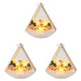 thumbnail image 1 of Clearance Under $10 LED Triangular Wind Light – Set of 3 Battery-Operated Flameless Christmas Candles with Warm Glow for Holiday Tabletop, Mantel & Party Decor, Style C, 1 of 5