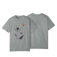 thumbnail image 1 of NAMTYQX Graphic Tees Bedruckt Airoft Stretch Plus Size Crewneck Graphic Short Sleeve Trendy Loose Tops for Women Trendy Gray Size L, 1 of 5