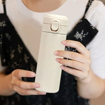 Clearance Under $10 TOTOYTO Stainless Steel Travel Cup with Leak Proof Lid Insulated Vacuum Travel Coffee Mug Up Travel Coffee Cup for Hot and Cold Water Coffee and Tea for Household Travel