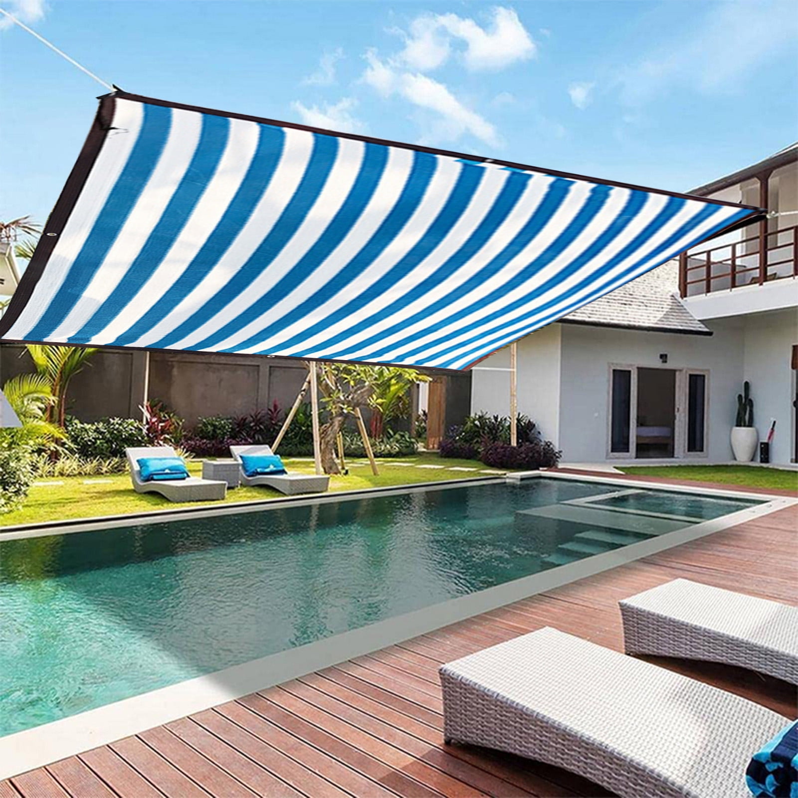 Under $10 Tyidzon Sun Shades Outdoor Patio, Rectangle Sun