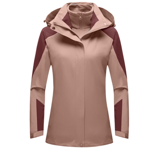 Windproof Plus Size Winter Warm Coats for Womens Warm Outdoor Leisure Charge Coat Men's And Women's Windproof And Rainproof Mountaineering Suit Group Purchase Work Suit