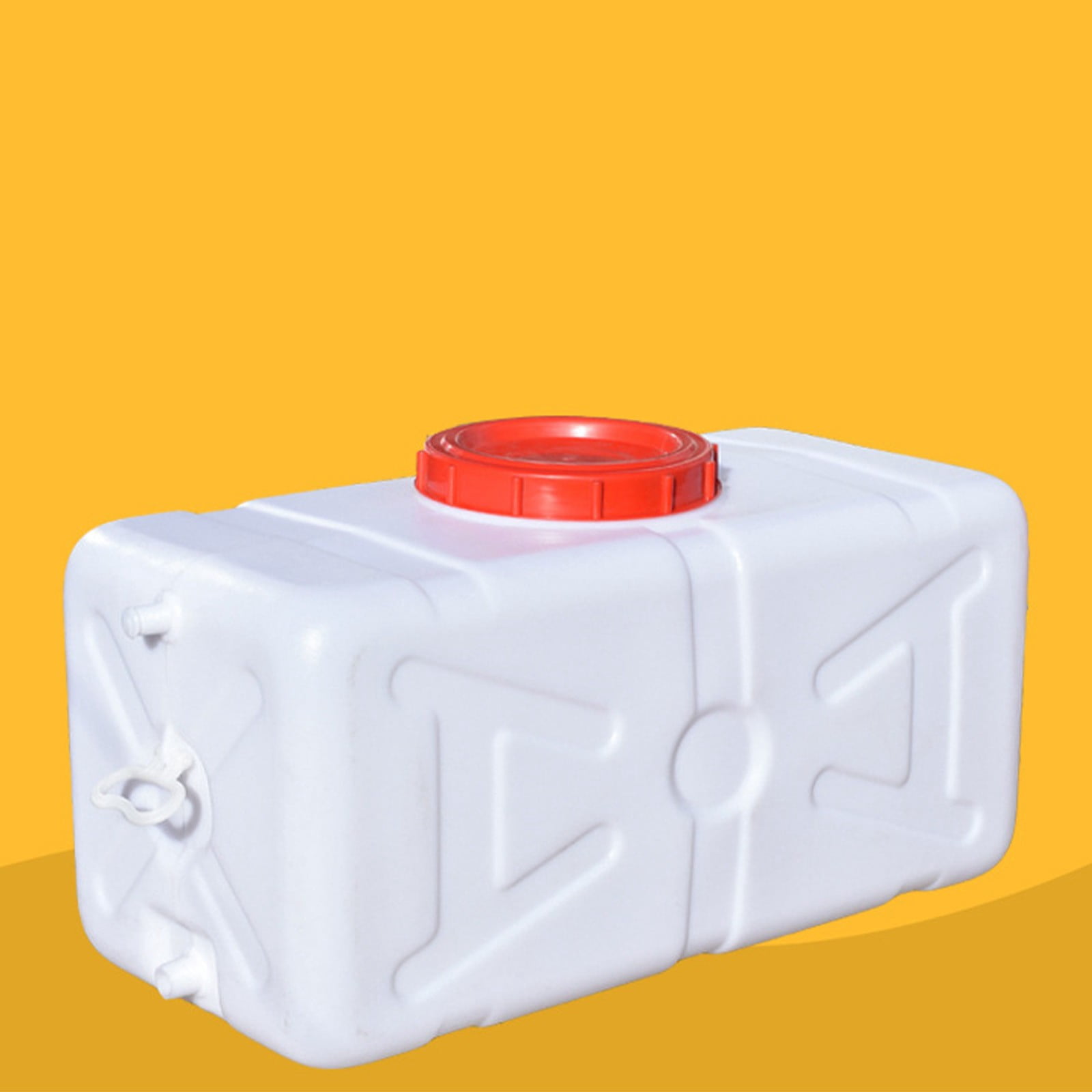 Xetio 15L Water Tank with Spigot & Hose, Portable and Durable Plastic Water Storage, Water Storage Container for Camping, Truck, Emergency Preparedness, Thickening