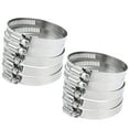 thumbnail image 1 of Clearance 10Pcs Worm Gear Hose Clamp Stainless Steel, Pool Hose Clamp, Working Range 27mm - 50mm Duct Clamp Pipe Clamp Worm Drive Hose Clamp Fuel Line Clamp (27mm - 50mm), 1 of 1